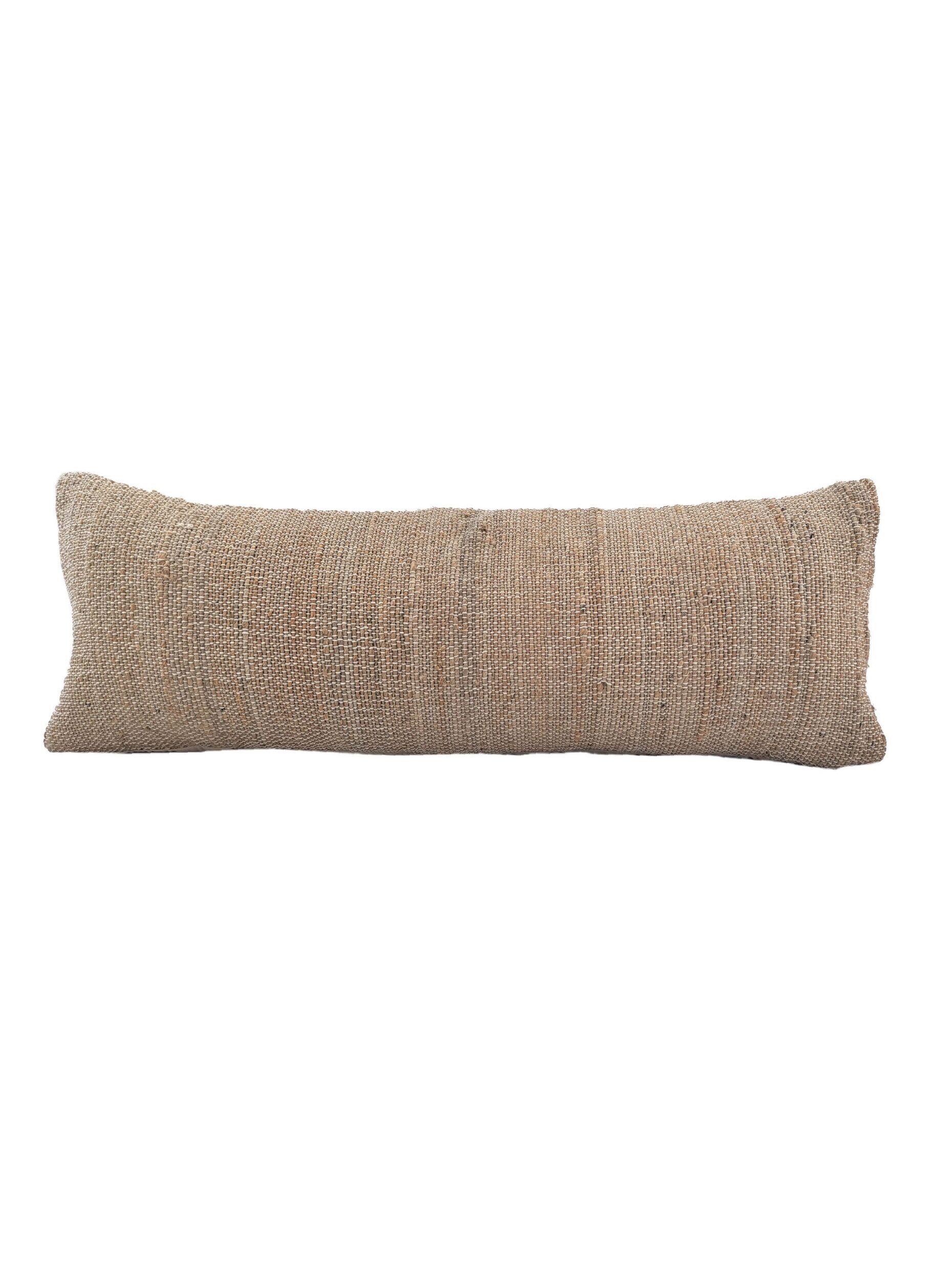 IMG_20220510_170225-scaled-1-1829x2500-1.jpg Jute & Cotton Cushion for Living Room, Bedroom - CS 131 (30x90cm) - الصورة 1