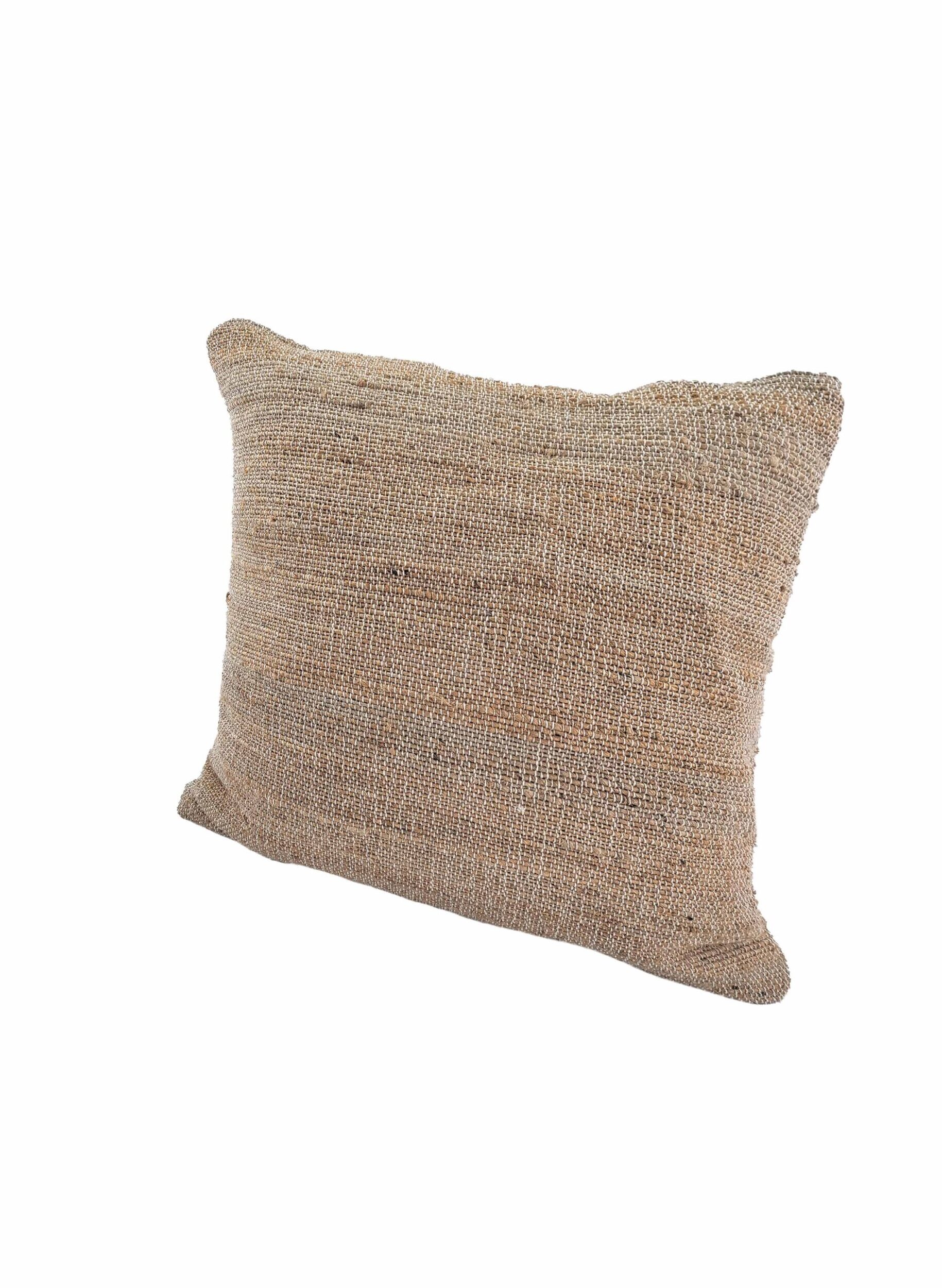 IMG_20220510_170228-scaled-1.jpg Natural Home Decor Living Room & Hallway Jute Cushion Cover with Filler - CS 131 (60x60cm) - Image 2