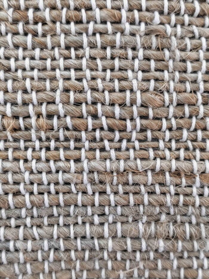 Natural Home Decor Living Room & Hallway Jute Cushion Cover with Filler - CS 131 (60x60cm) - Image 4