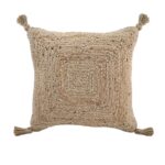 Natural Color Jute Tassel Cushion - CS 153 (40x40cm)
