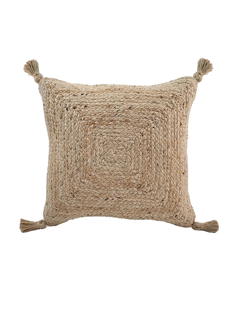 IMG_20220616_110846-901x1200-1.jpg Natural Color Jute Tassel Cushion - CS 153 (40x40cm) - الصورة 1