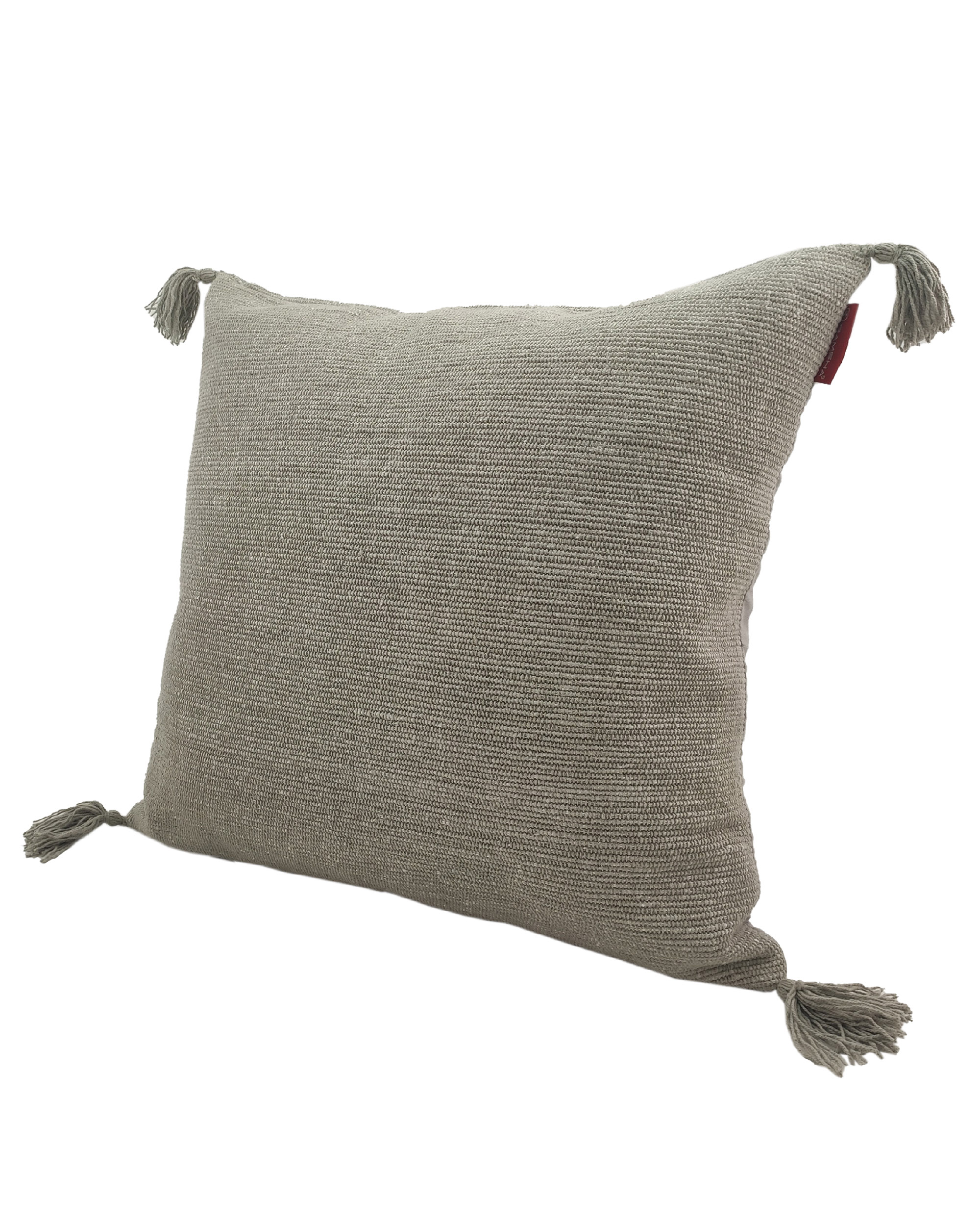IMG_20220702_151440-1.jpg Grey Cotton Cushion with Filler for Window Seat, Bed, and Floor - CS 157 (60x60cm) - Image 2