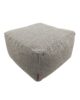 Grey Color Hallway Decor Cotton Pouf - PF 069 (50x50x30cm)