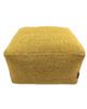 Yellow Color Bedroom Decor Cotton Pouf - PF 069 (50x50x30cm) - الصورة 2