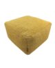 Yellow Color Bedroom Decor Cotton Pouf - PF 069 (50x50x30cm)
