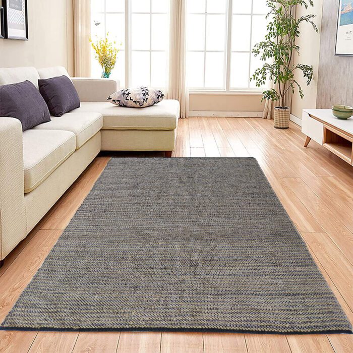 Multi Color Jute & Leather Woven Rug - WR 016 (170x240cm) - Image 5