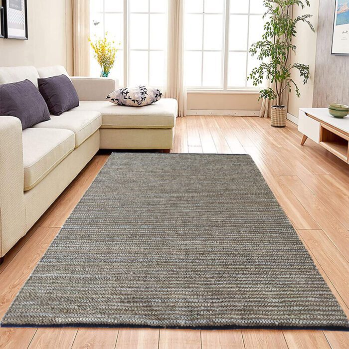 Multi Color Jute & Leather Woven Rug - WR 013 (200x300cm) - Image 5