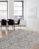 Indoor Decor Printed Rug SP 014 - Grey and White (140x200cm) - الصورة 4