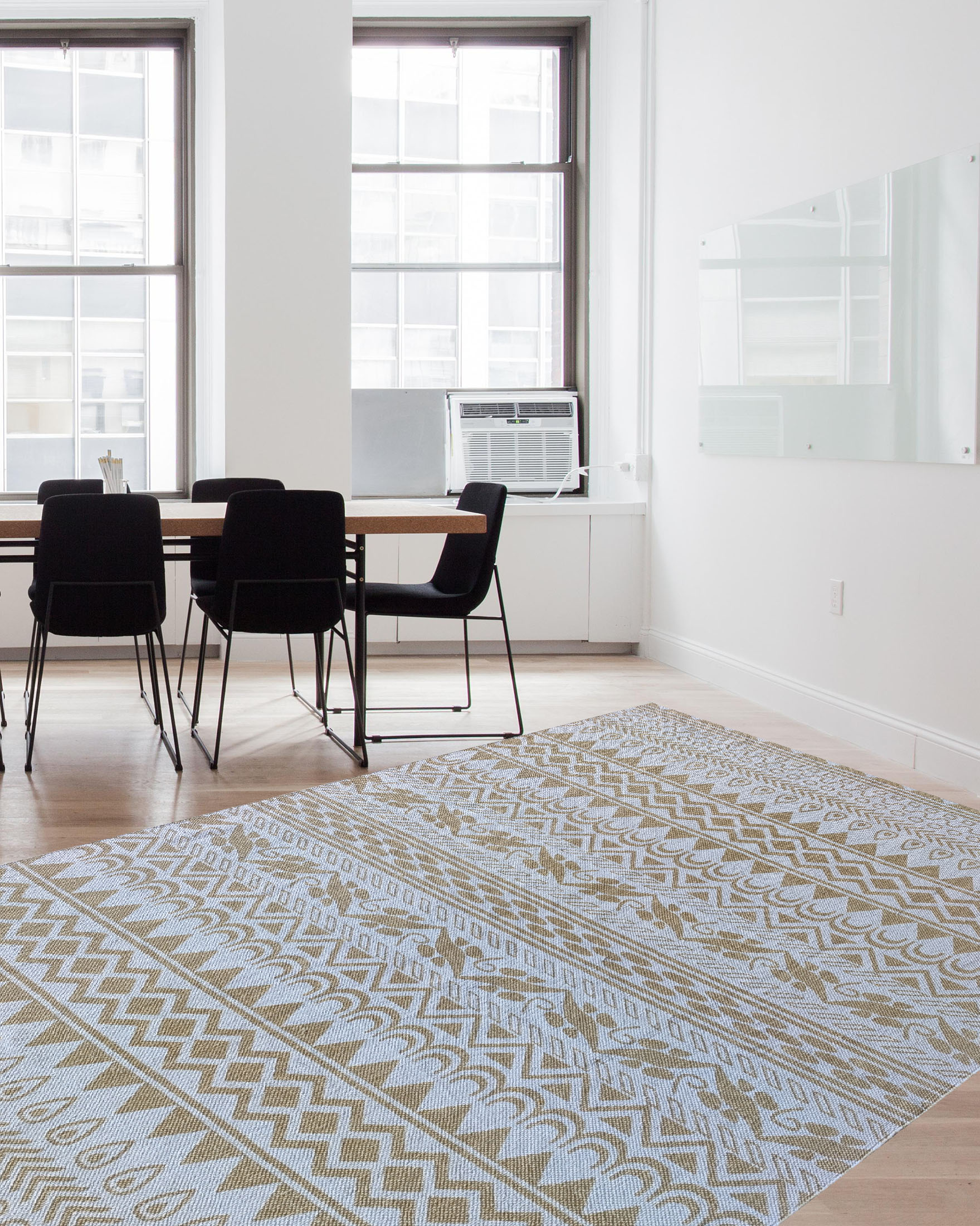IMG_20220714_110332-1.jpg Decorative Area Printed Rug SP 015 - Beige & White (140x200cm) - الصورة 4