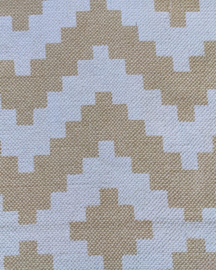 Beige & White Color Modern Floor Printed Rug - SP 016 (140x200cm) - Image 3