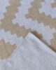 Beige & White Color Modern Floor Printed Rug - SP 016 (140x200cm) - Image 2
