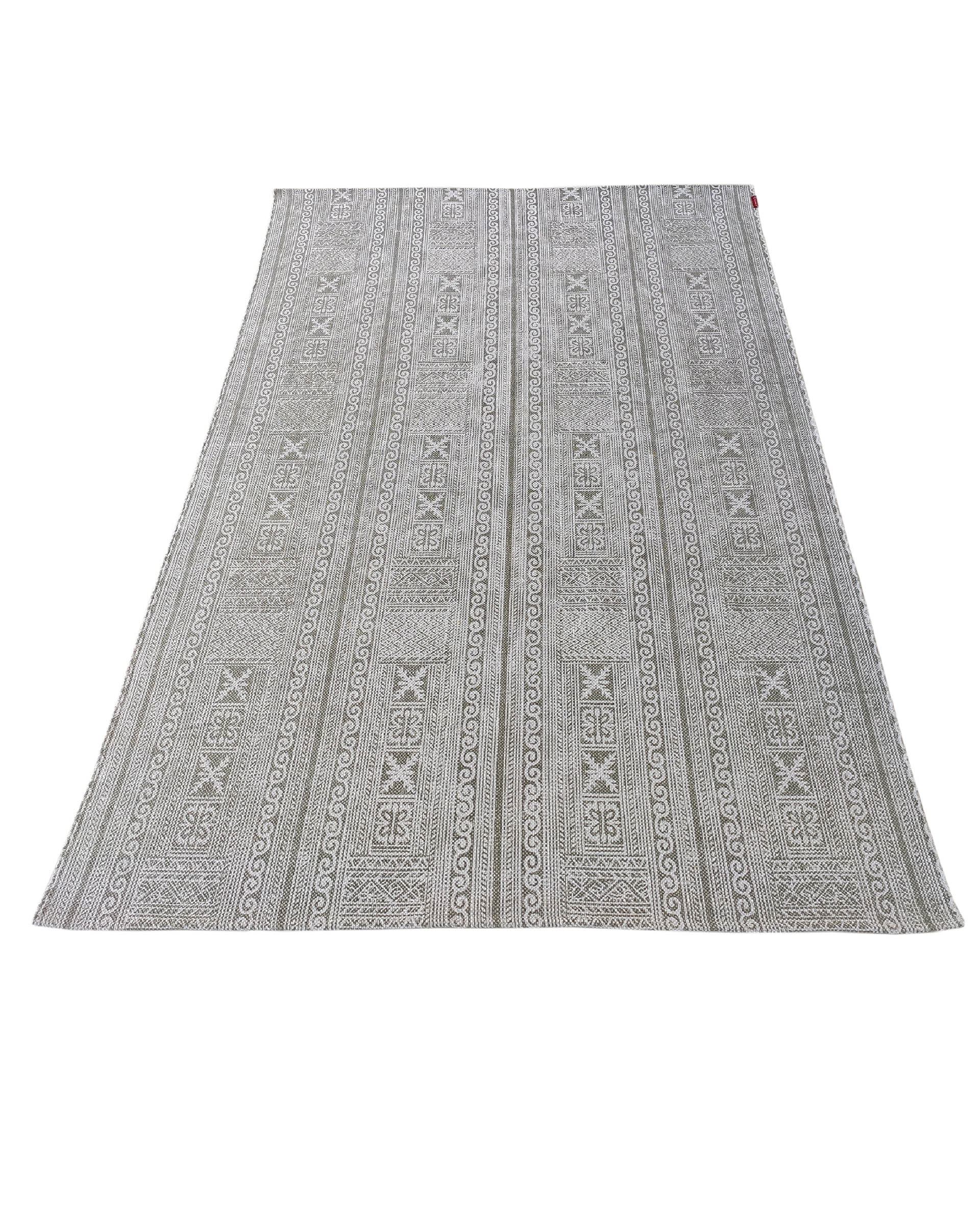 IMG_20220714_111526-1.jpg Brown & White Color Screen Printed Rug for Bedroom - SP 018 (140x200cm) - الصورة 3