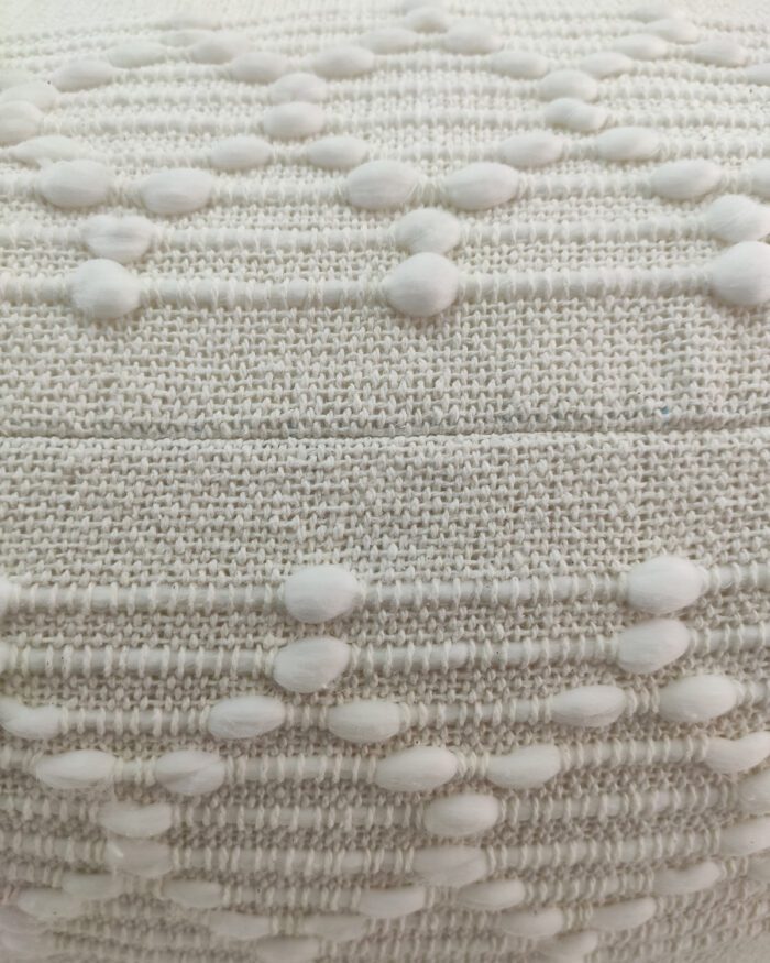 Guest Room Decor Pouf Natural Color - PF 068 (40x40x40cm) - Image 2