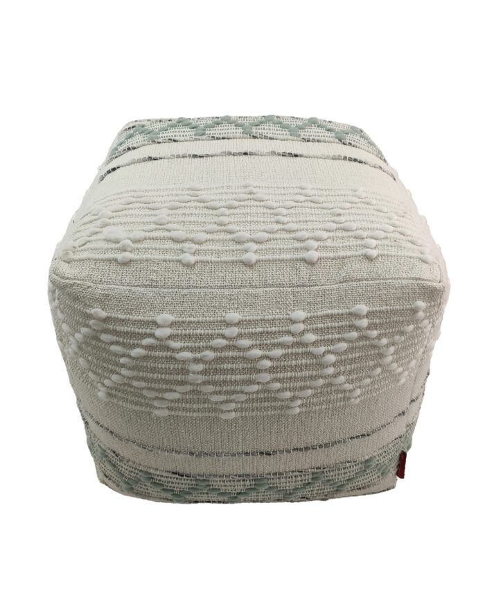 Guest Room Decor Pouf Natural Color - PF 068 (40x40x40cm) - Image 4