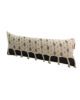 White & Black Color Cotton Cushion with Filler for Window Seat, Floor - CS 172 (30x90cm) - Image 2