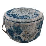 Digital Printed Pouf Multi Color - PF 078 (50x50x30cm)