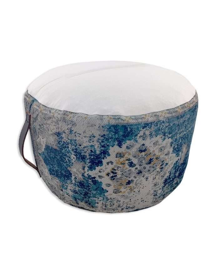 Digital Printed Pouf Multi Color - PF 078 (50x50x30cm) - Image 3