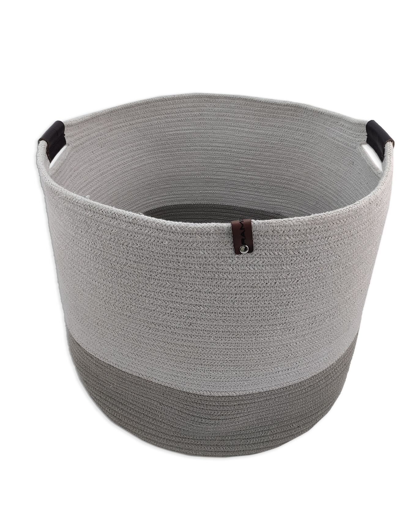 IMG_20220825_162632.jpg Handmade Cotton Basket with Handle - BS 019 (50Dx40Hcm) - Image 1