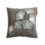 Grey Polyester Cushion Cover for Car and Living Room - CS 093 (45x45cm)