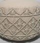 Close-up View of Macrame Pouf PF-070 by Ramsha Home