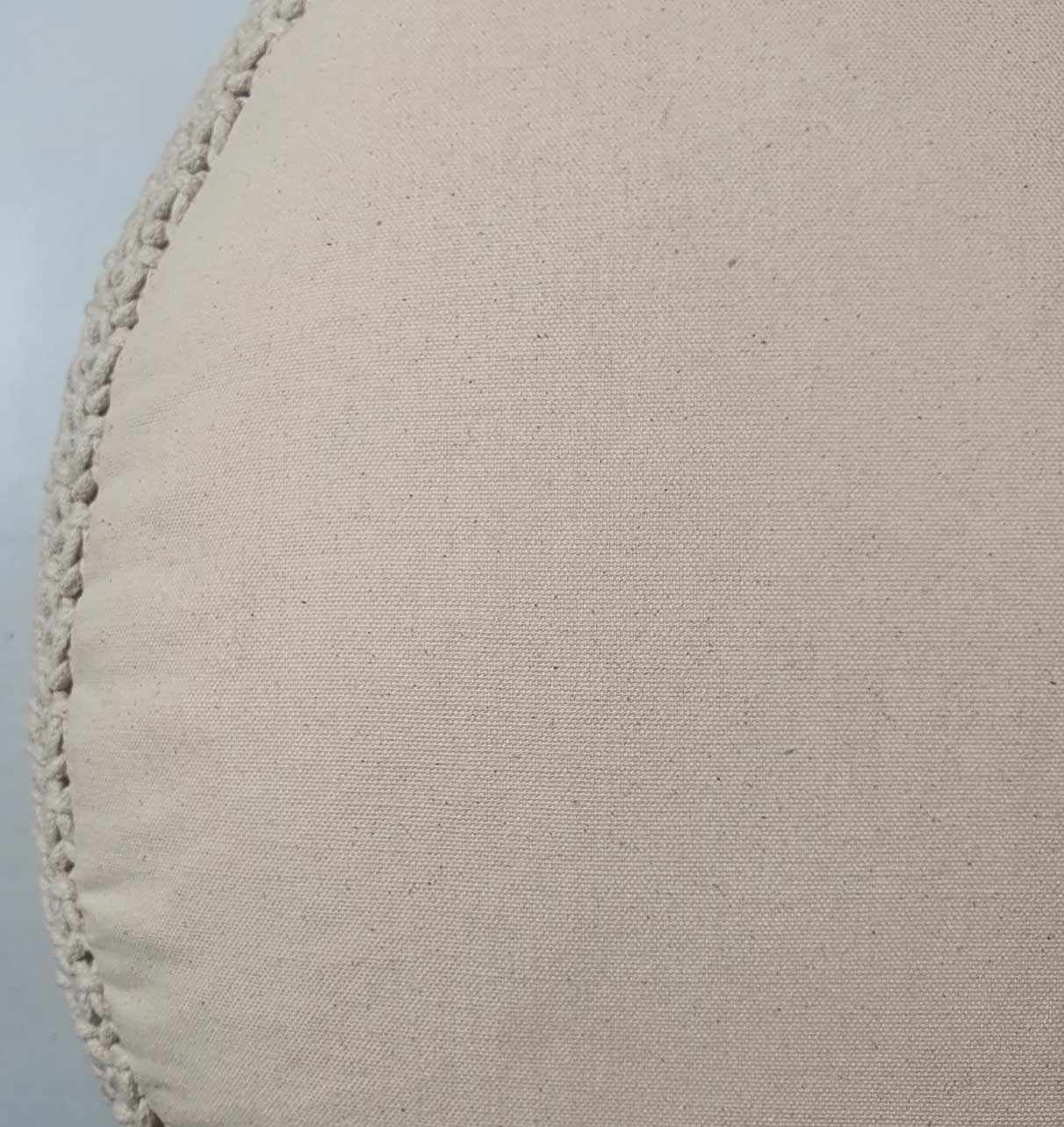 Closeup of Details on Macrame Pouf PF-072 by Ramsha Home Closeup of Details on Macrame Pouf PF-072 by Ramsha Home