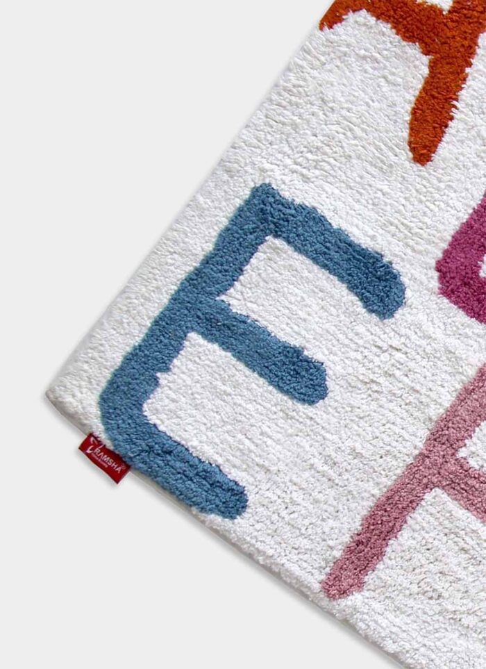 Beautiful ABC Alphabet Soft Cotton Bathmat - BM 014 (50x80cm) - Image 2