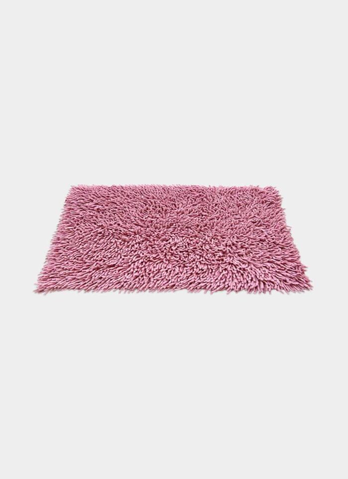Handmade Pink Color Bathmat - BM 017 (50x80 cm) - Image 4
