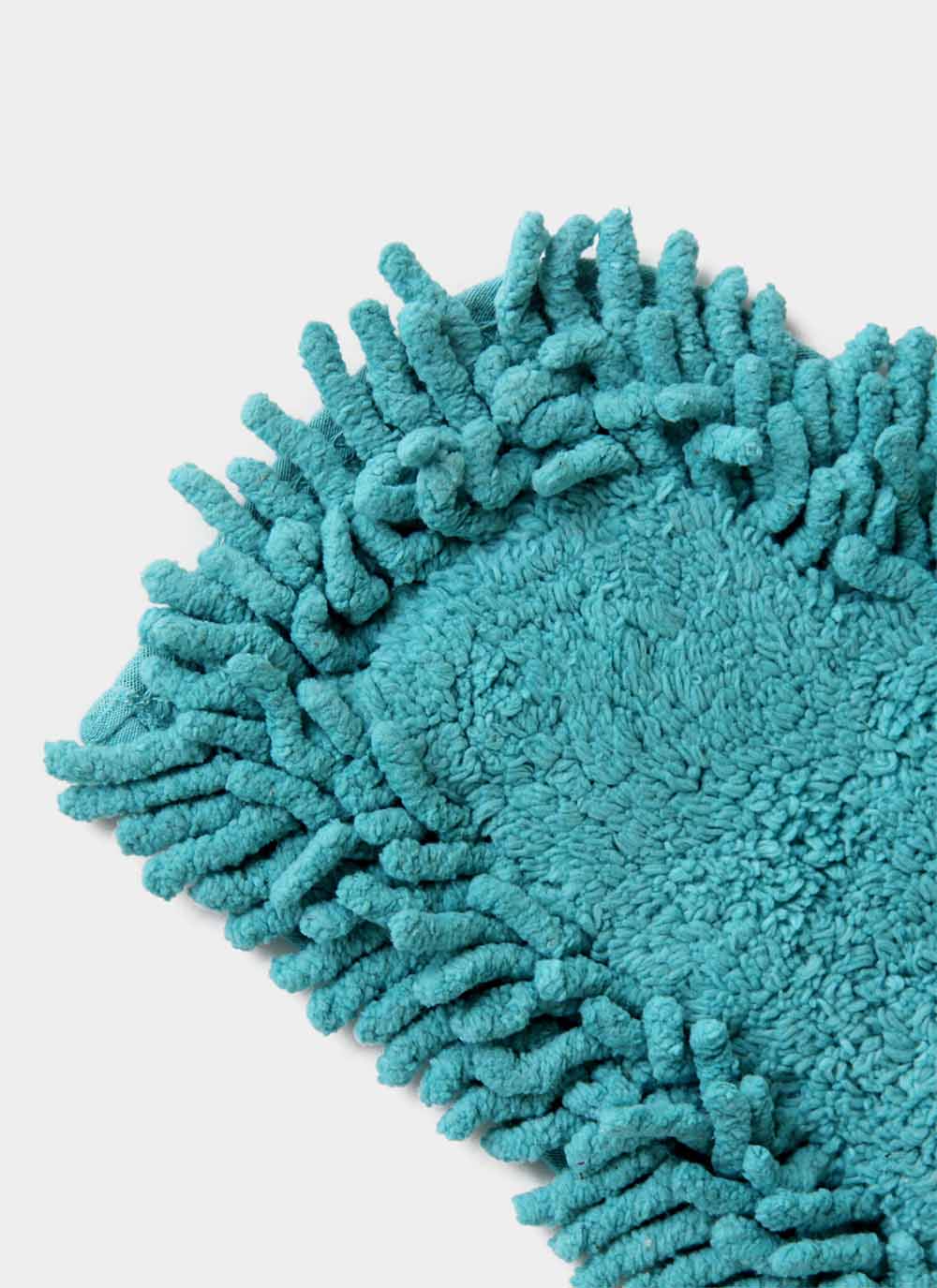 Ramsha-Carpet-Bathmat-BM-25-4-2.jpg Turquoise Non-Slip Cotton Bathmat - BM 025 (40x40cm) - الصورة 2