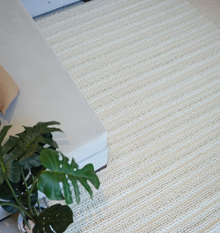 Woven rug by Ramsha Home رمشا المنزل with artisanal craftsmanship for elegant flooring