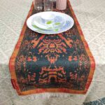 Multi Color Digital Printed Polyester Table Runner - TR 015 (30x130cm)