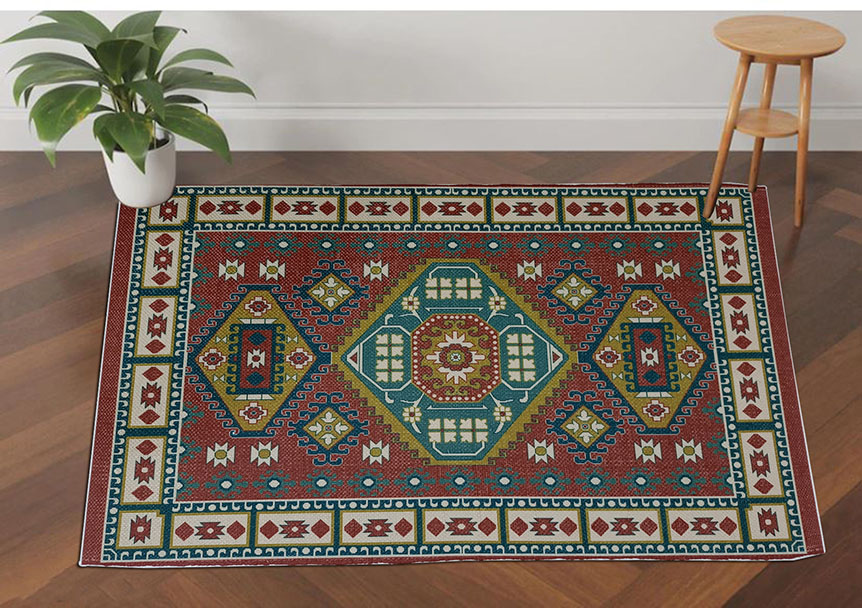 Drawing Room Decor Digital Printed Rug DD 019: Vibrant and Cozy Addition DD 019 drawing room decor digital printed rug, vibrant and cozy addition for your space by Ramsha Home.