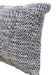 Handcrafted woven cushion CS-248, versatile blue design, 30X50cm