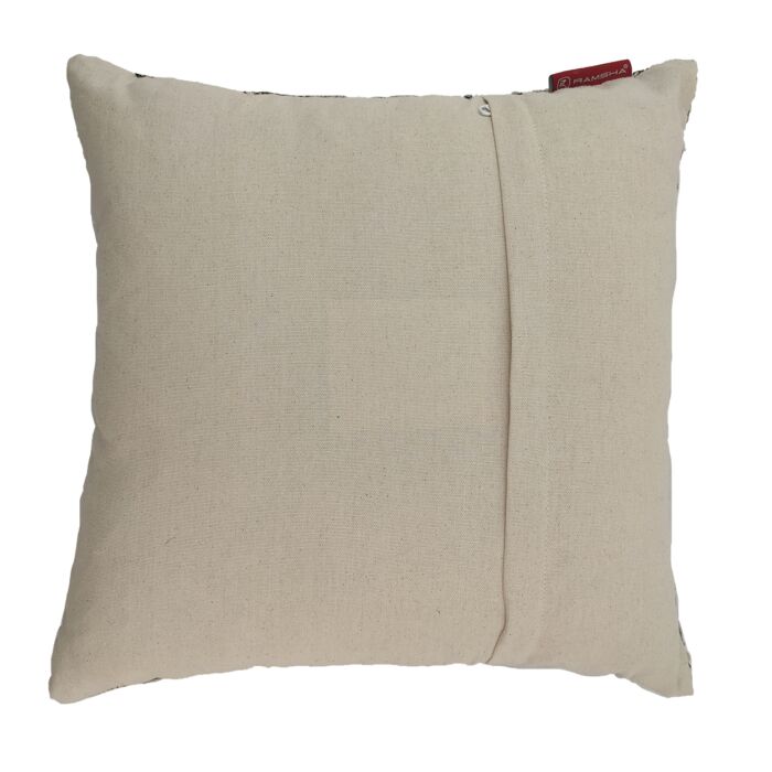 Natural & Black Color Cotton Cushion with Filler for Indoor and Outdoor - CS 204 (45x45cm) - Image 4