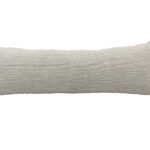 White Color Cotton & Polyester Cushion with Filler for Playroom, Bedroom - CS 215 (30x90cm)