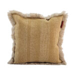 Beige Color Handmade Decor Cotton Cushion with Filler - CS 141 (45x45cm)