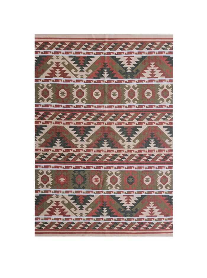 Modern guest room digital printed rug DD 014, 140x200cm, designed to add a fresh and stylish element to your guest room decor by Ramsha Carpets.