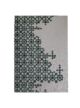 Elegant green multi-color polyester digital printed rug DD 008, 170x240cm, ideal for adding a touch of luxury to bedroom decor by Ramsha Carpets.