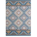 Chic home decor digital printed rug DD 016, 140x200cm, perfect for infusing your space with a contemporary and stylish design by Ramsha Carpets.