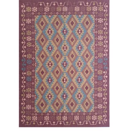 Stylish living room digital printed rug DD 018, 140x200cm, designed to add a fashionable and contemporary look to your living area by Ramsha Carpets.