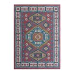 Modern home decor digital printed rug DD 019, 140x200cm, ideal for adding a fresh and stylish touch to your interior by Ramsha Carpets.