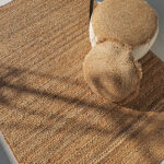 Beautiful Handmade Jute Floor Braided Rug - BR 021 (300x400cm)