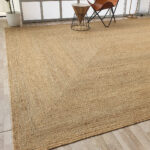 Handmade Natural Color Braided Jute Rug - BR 046 (170x240cm)