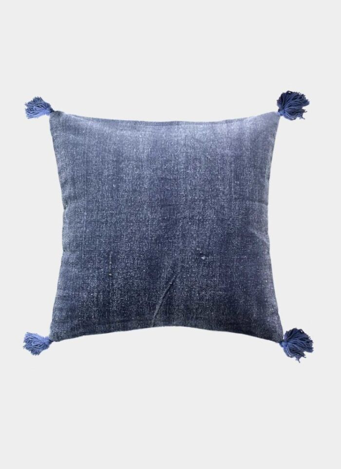 Blue Color Cotton Cushion with Filler - CS 237 (45x45cm) - Image 4
