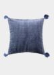 Blue Color Cotton Cushion with Filler - CS 237 (45x45cm) - Image 4