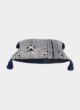 Blue & White Color Cotton Cushion with Filler - CS 236 (45x45cm) - Image 2