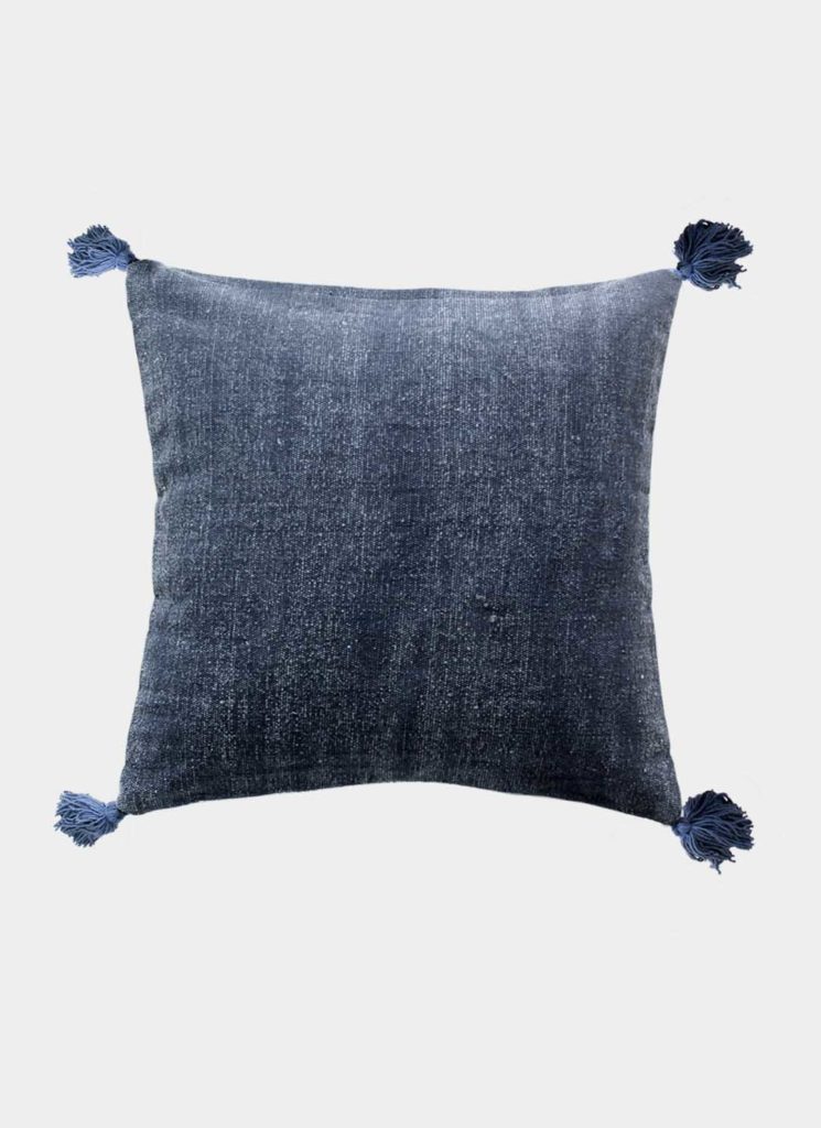 10-4-1-745x1024 Blue & White Color Cotton Cushion with Filler - CS 236 (45x45cm) - Image 4