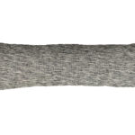 Black & White Color Polyester Cushion with Filler for Sofa, Office - CS 216 (30x90cm)