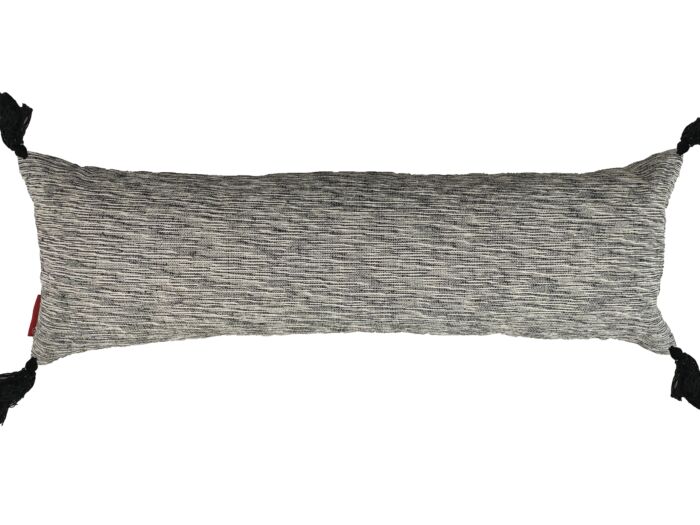 Black & White Color Polyester Cushion with Filler for Sofa, Office - CS 216 (30x90cm) - Image 1