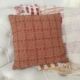 Soft woven polyester cushion CS-251, multi-color 45x45cm, adding comfort and style to sofa arrangements by Ramsha Home.