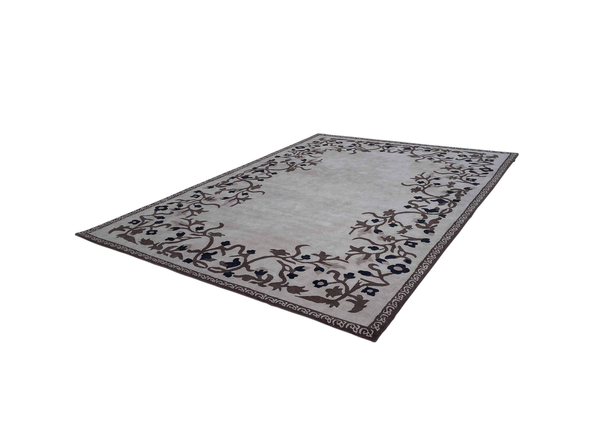 Handmade Multi-Color Living Room Decor Rug: Enhancing Your Living Room Decor handmade multi-color living room decor rug, 250x350cm, adding vibrant charm to your living space by Ramsha Home.